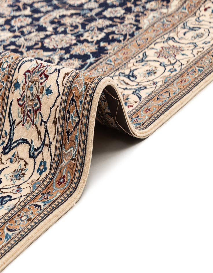 Detail image of  5' 6 x 8' 3  Hand Knotted Nain Rug