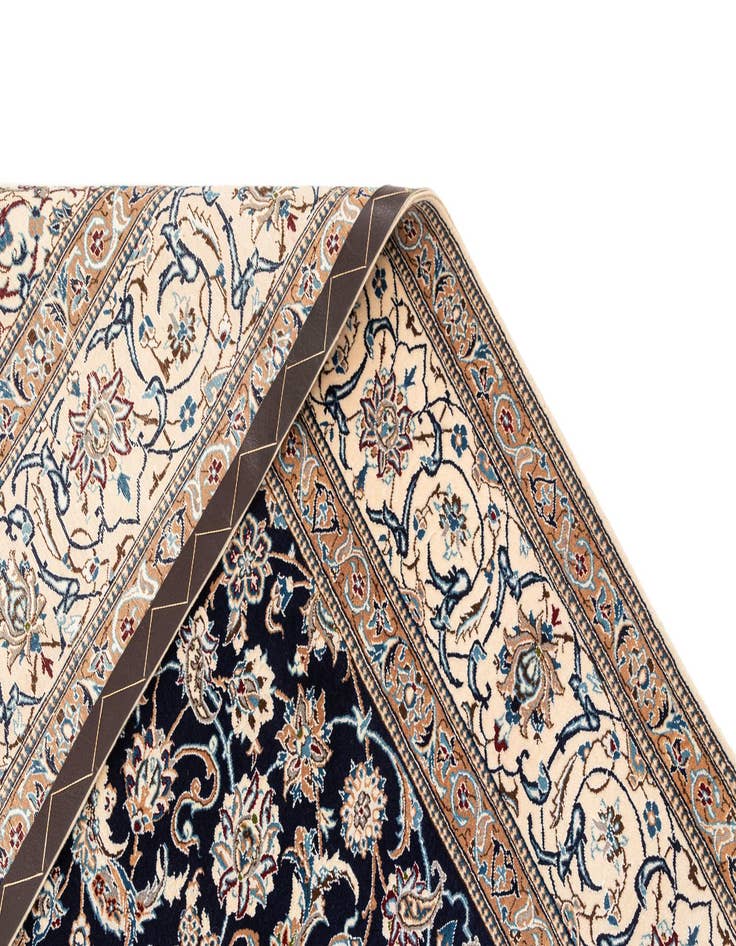 Detail image of  5' 6 x 8' 3  Hand Knotted Nain Rug