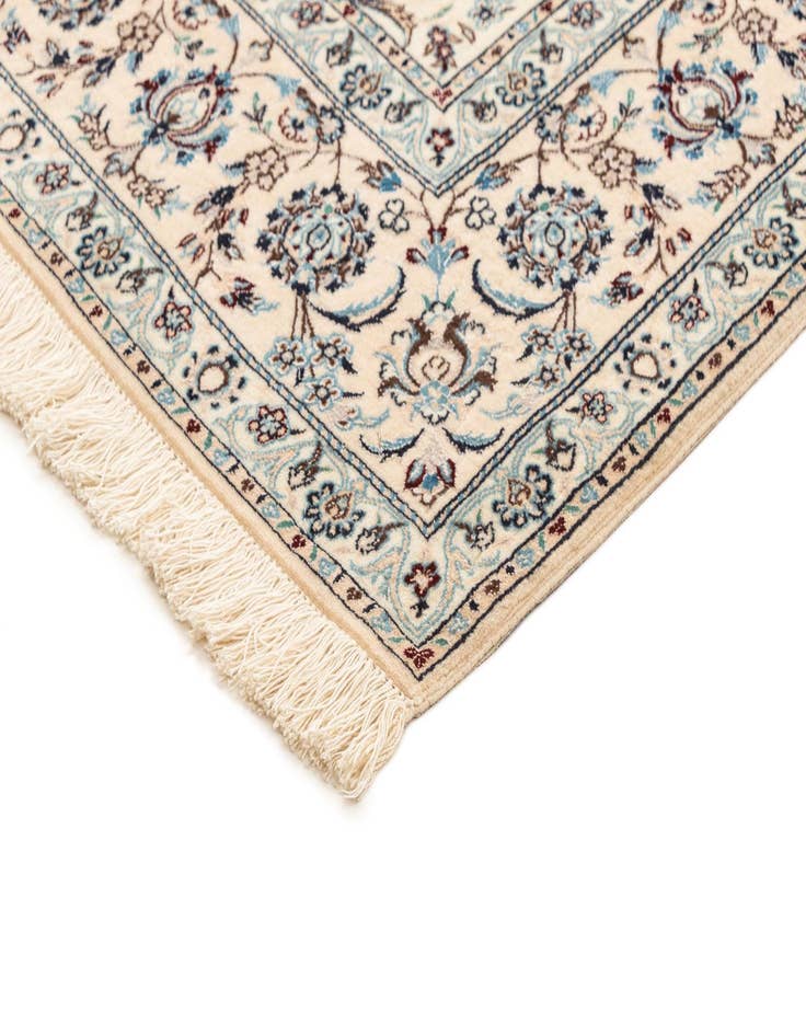 Detail image of  5' 4 x 7' 10  Hand Knotted Nain Rug