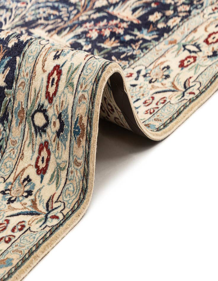 Detail image of  4' 4 x 6' 6  Hand Knotted Nain Rug