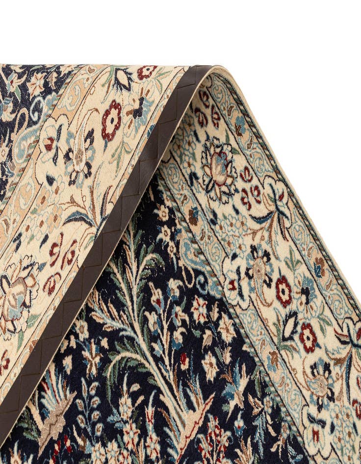 Detail image of  4' 4 x 6' 6  Hand Knotted Nain Rug