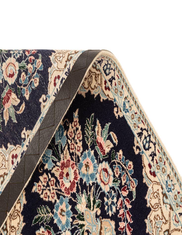 Detail image of  1' 6 x 6' 3  Hand Knotted Nain Rug