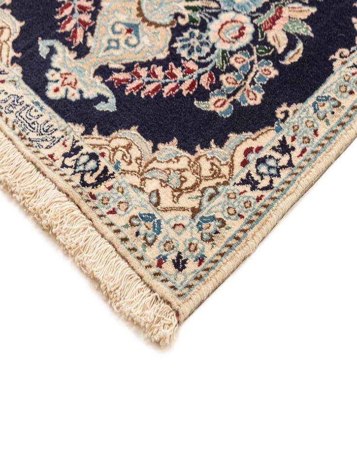 Detail image of  1' 6 x 6' 4  Hand Knotted Nain Rug