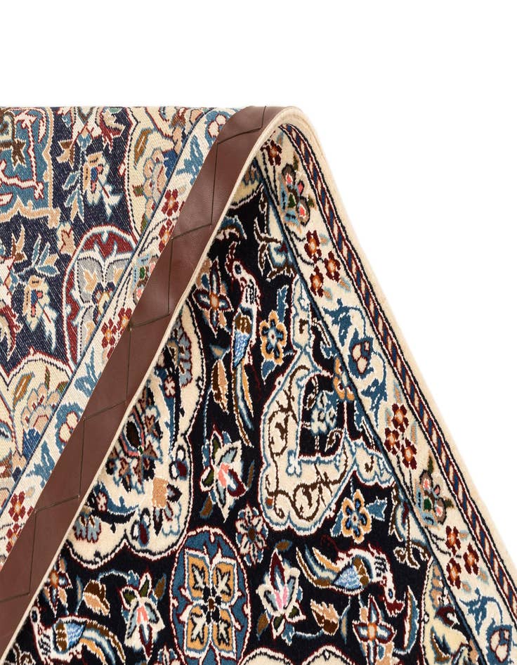 Detail image of  1' 7 x 9' 9  Hand Knotted Nain Rug