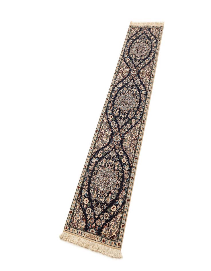 Detail image of  1' 7 x 6' 6  Hand Knotted Nain Rug