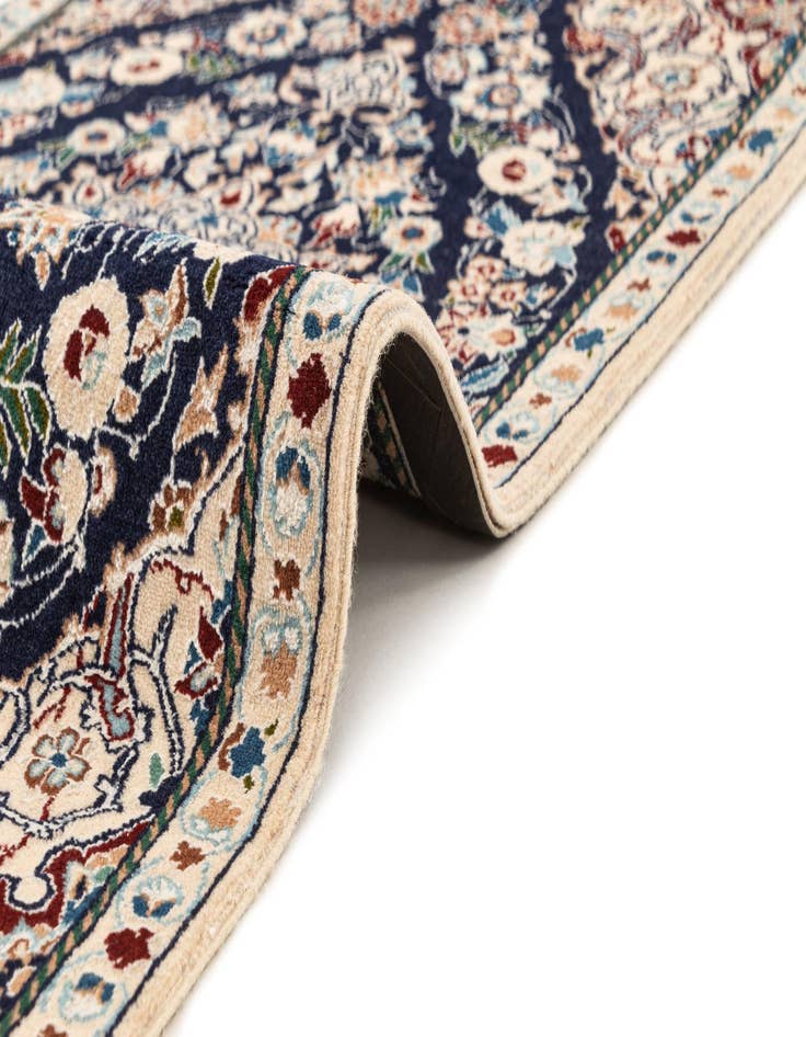 Detail image of  1' 7 x 6' 6  Hand Knotted Nain Rug