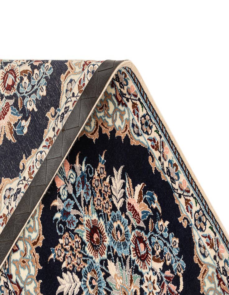 Detail image of  1' 7 x 6' 2  Hand Knotted Nain Rug