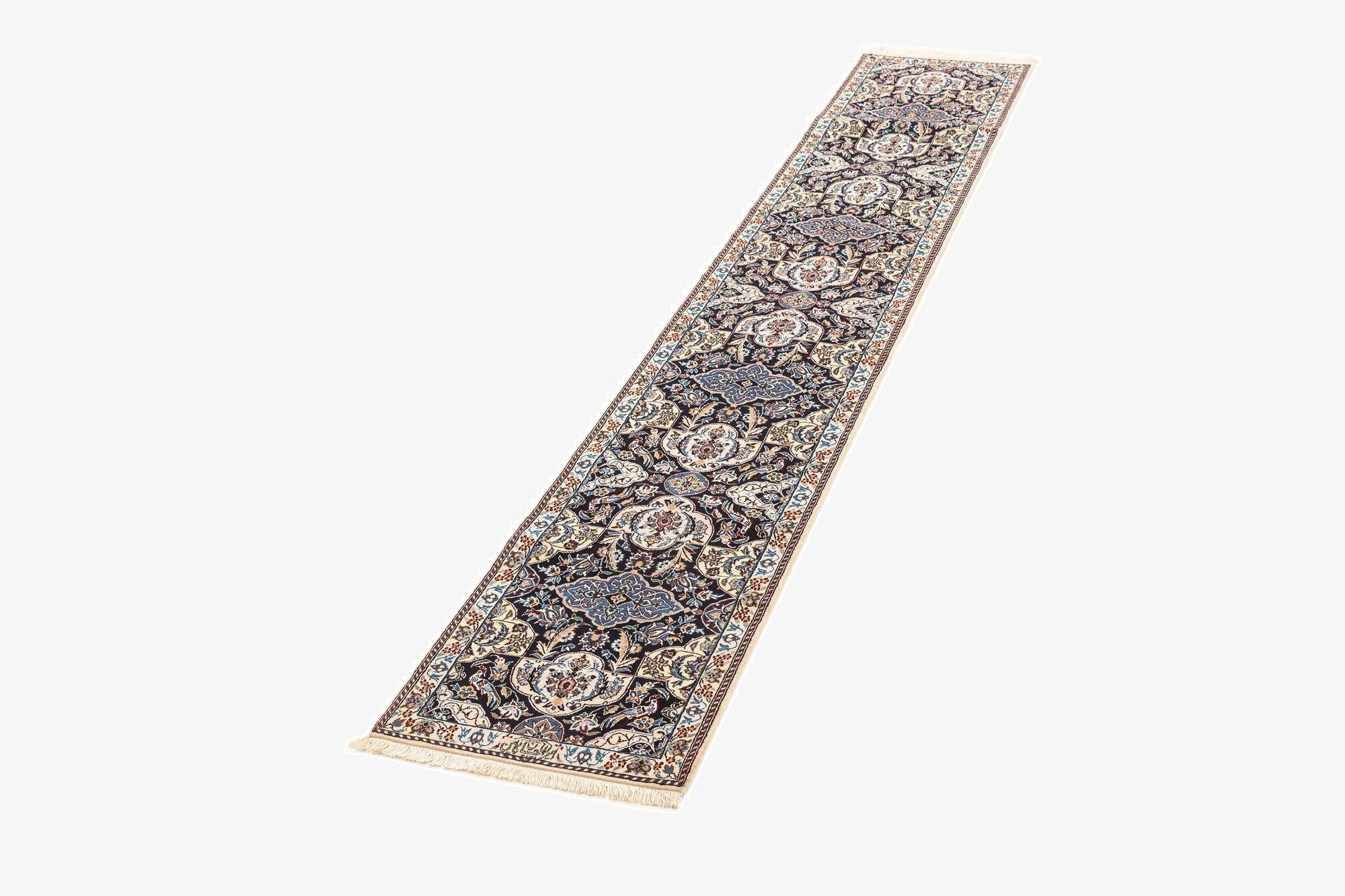  1' 7 x 9' 9  Hand Knotted Nain Rug