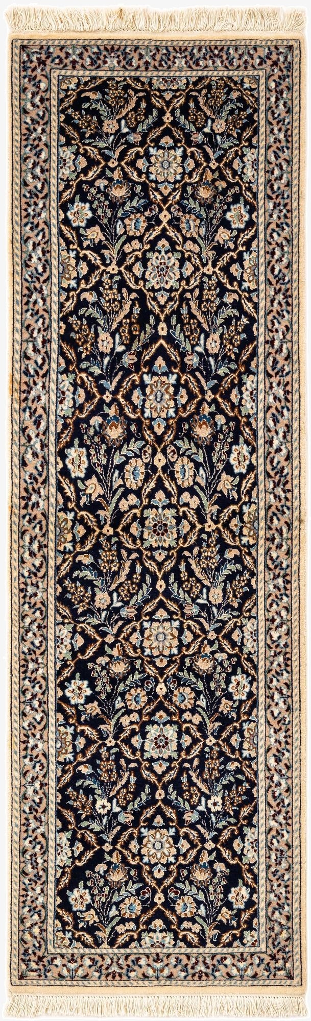  1' 7 x 5' 2  Hand Knotted Nain Rug