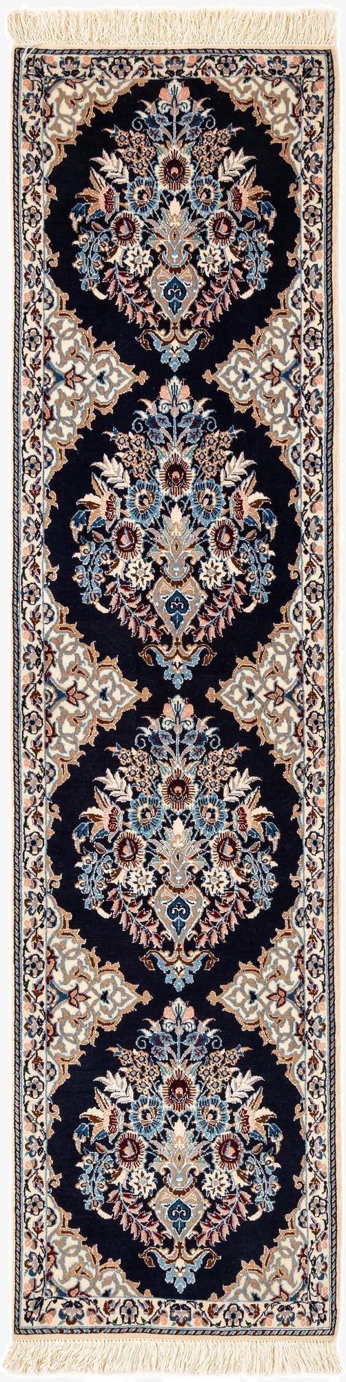  1' 7 x 6' 2  Hand Knotted Nain Rug