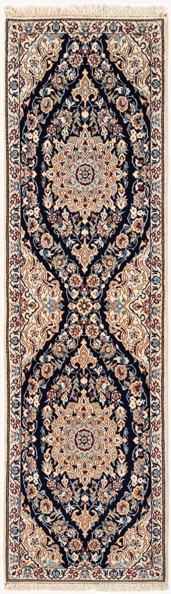  1' 6 x 5' 4  Hand Knotted Nain Rug
