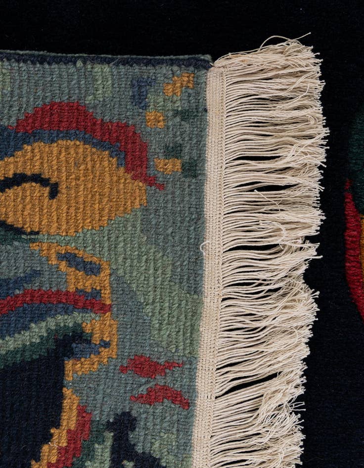 Detail image of  4' 1 x 5' 8  Hand Knotted Nepal Wool Rug
