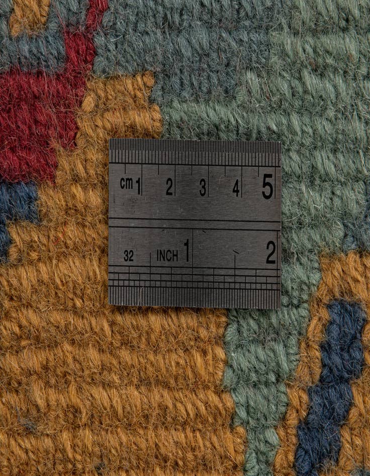 Detail image of  4' 1 x 5' 8  Hand Knotted Nepal Wool Rug