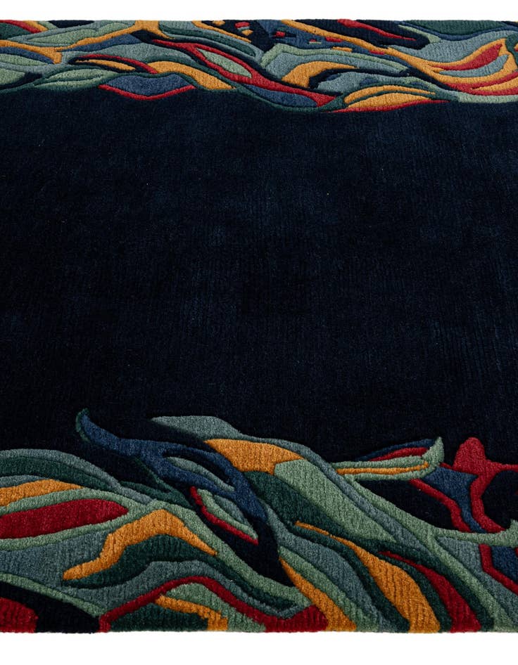 Detail image of  4' 1 x 5' 8  Hand Knotted Nepal Wool Rug