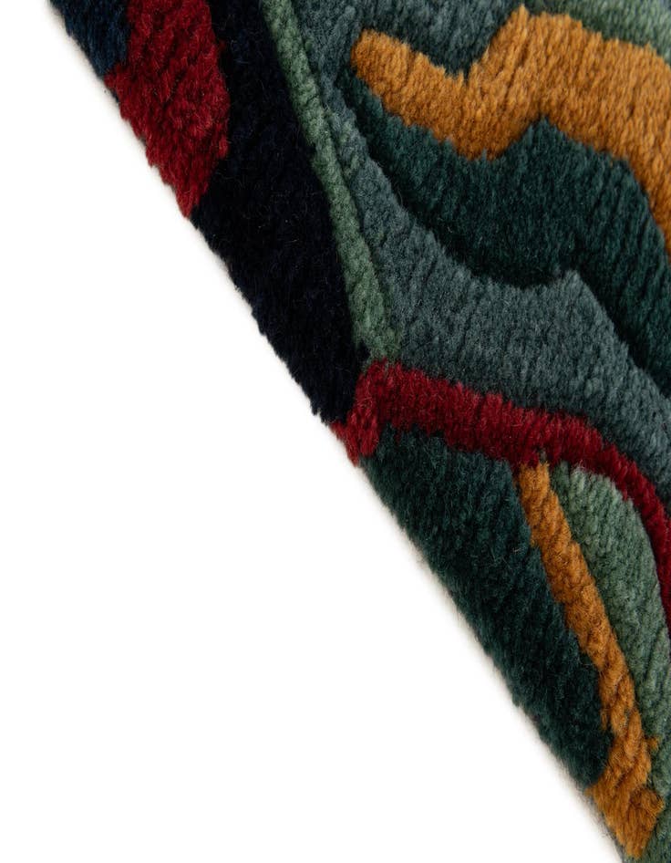 Detail image of  4' 1 x 5' 8  Hand Knotted Nepal Wool Rug