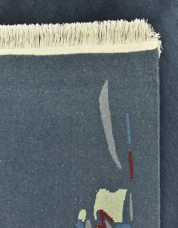 Detail image of  5' 8 x 8'  Hand Knotted Nepal Wool Rug