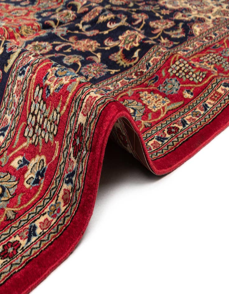 Detail image of  6' 6 x 10' 4  Hand Knotted Qom Persian Rug