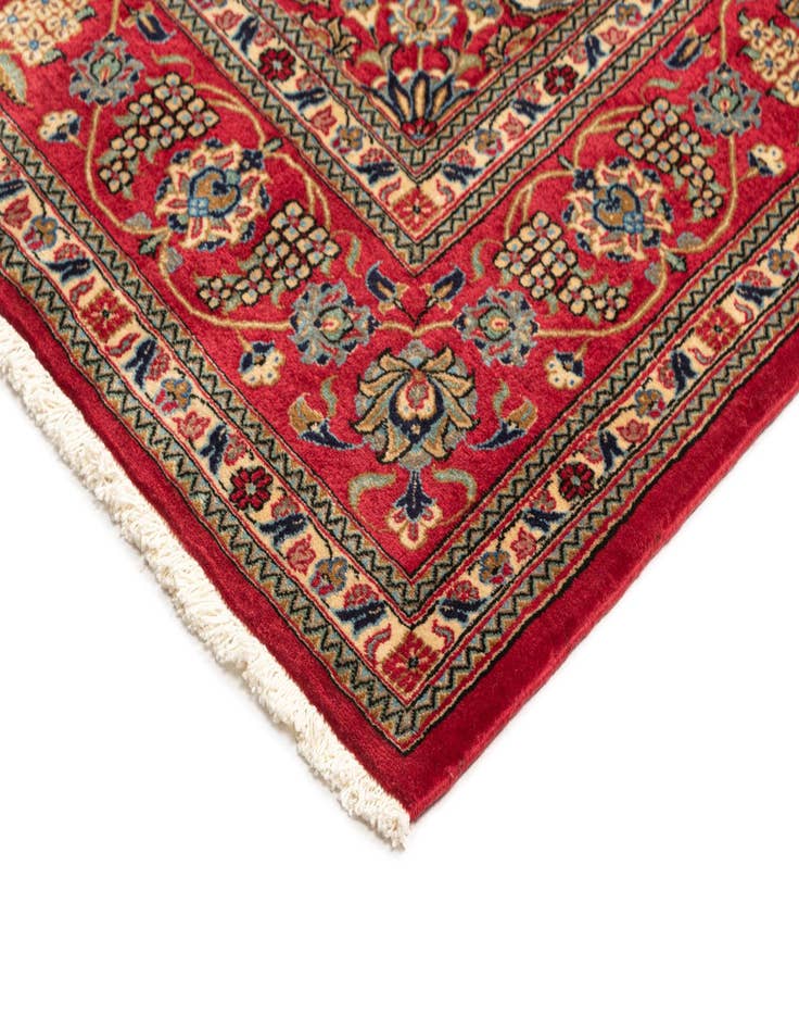 Detail image of  6' 6 x 10' 4  Hand Knotted Qom Persian Rug