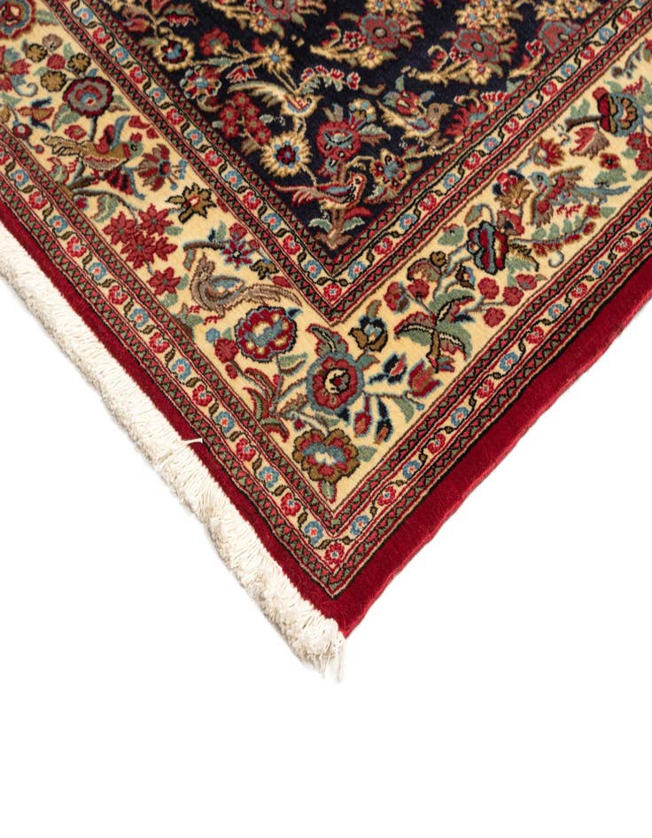 Detail image of  4' 7 x 6' 9  Hand Knotted Qom Persian Rug