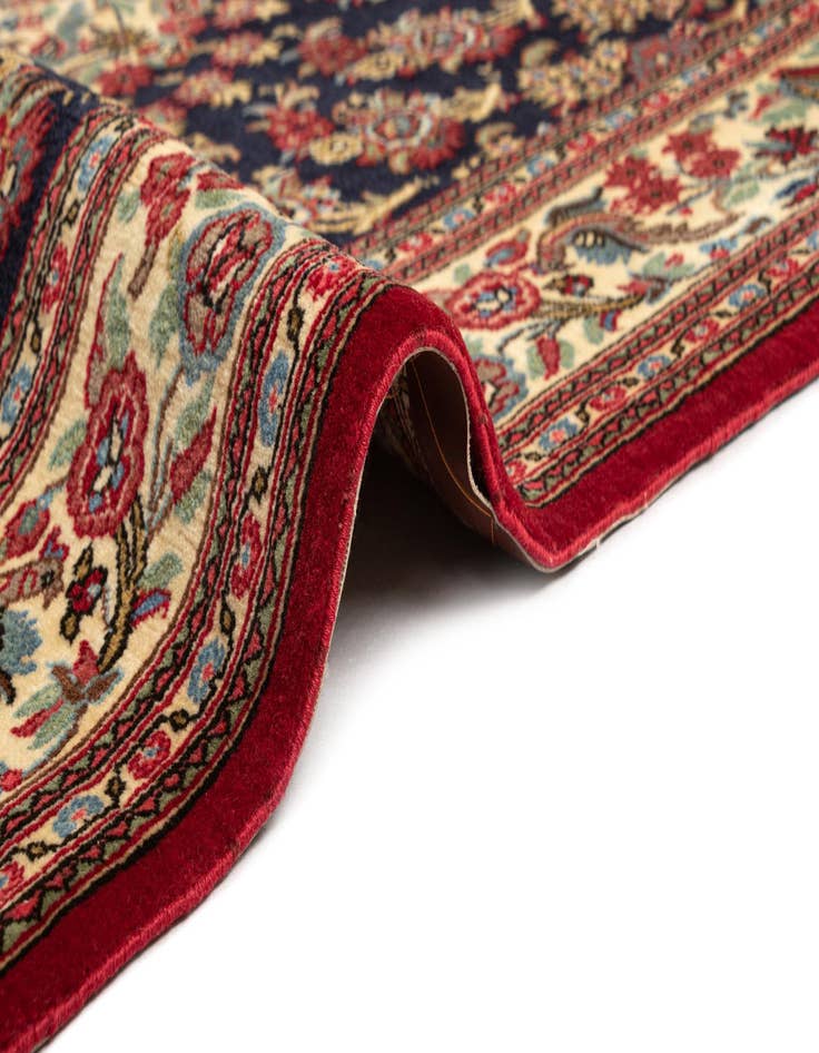 Detail image of  4' 7 x 6' 9  Hand Knotted Qom Persian Rug