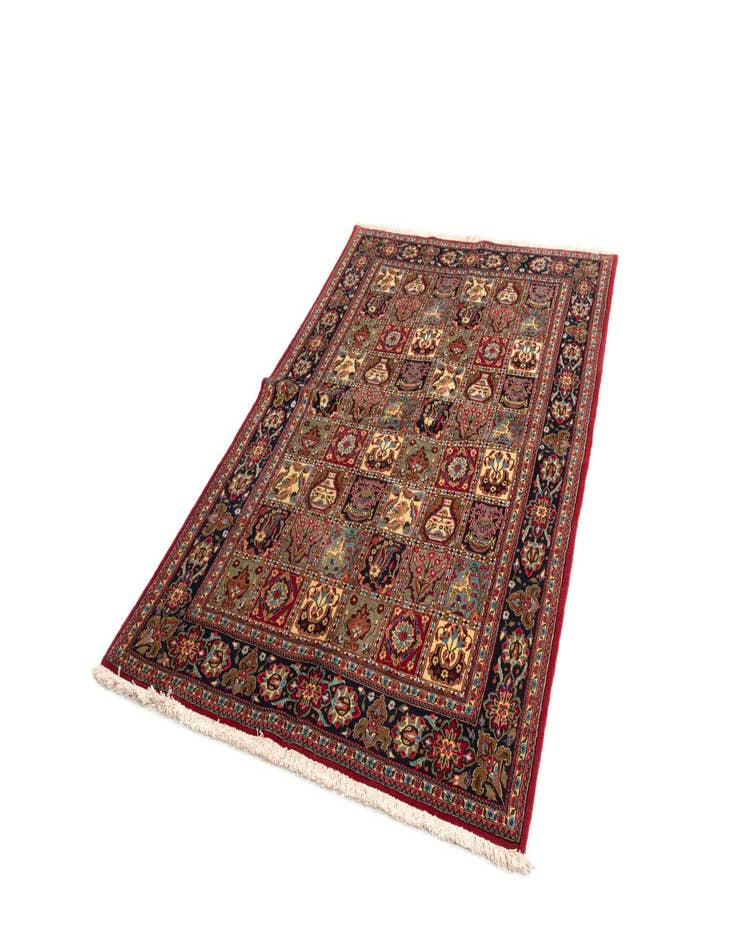 Detail image of  4' 8 x 6' 11 Qom Rug