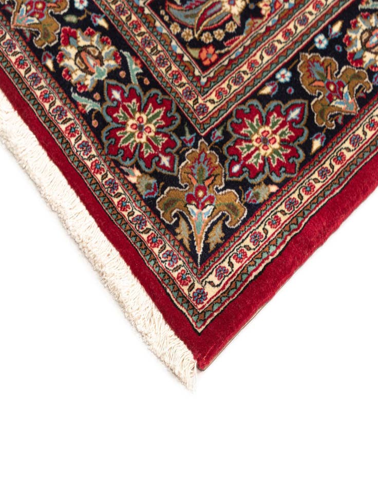 Detail image of  4' 8 x 6' 8  Hand Knotted Qom Persian Rug