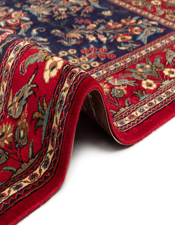 Detail image of  4' 8 x 6' 11  Hand Knotted Qom Persian Rug