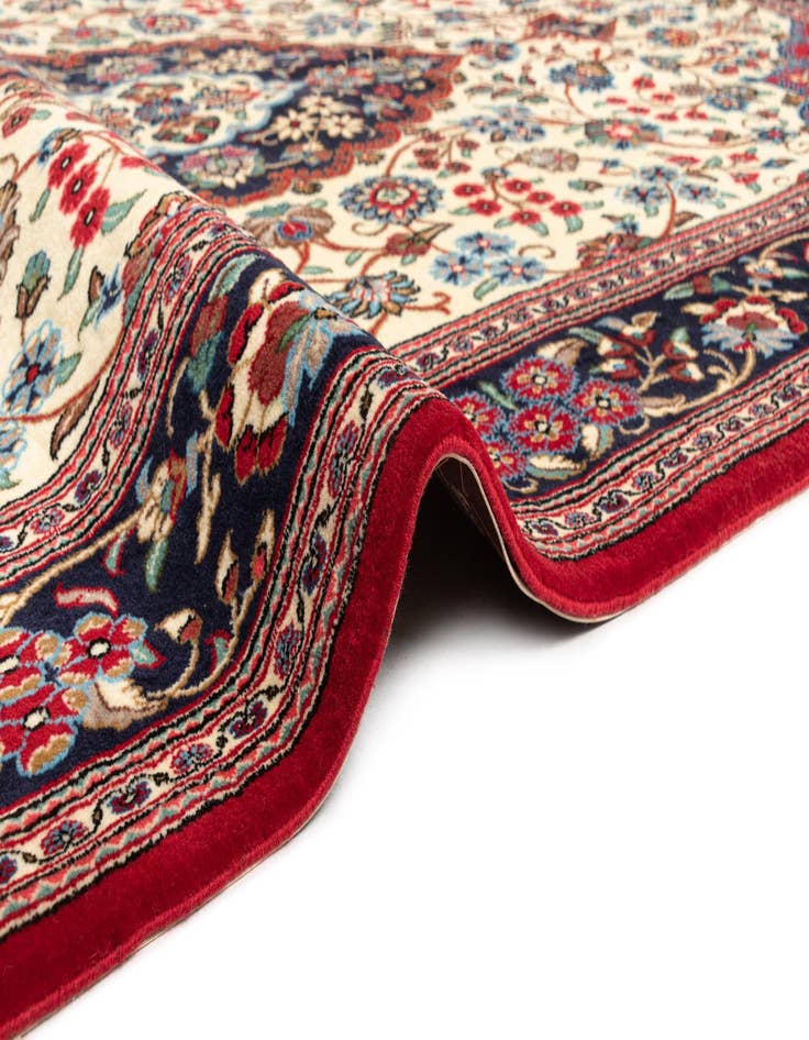 Detail image of  5' x 8' 3  Hand Knotted Qom Persian Rug