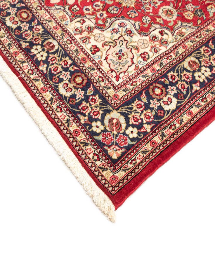 Detail image of  5' x 7' 10  Hand Knotted Qom Persian Rug