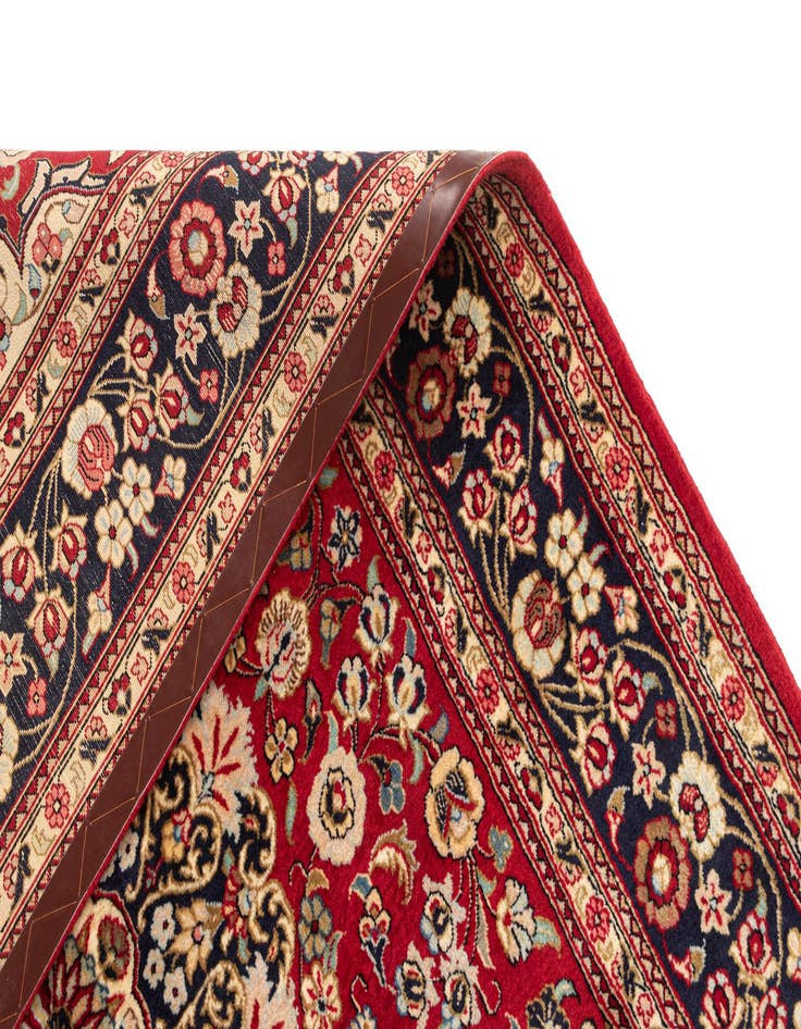 Detail image of  5' x 7' 10  Hand Knotted Qom Persian Rug