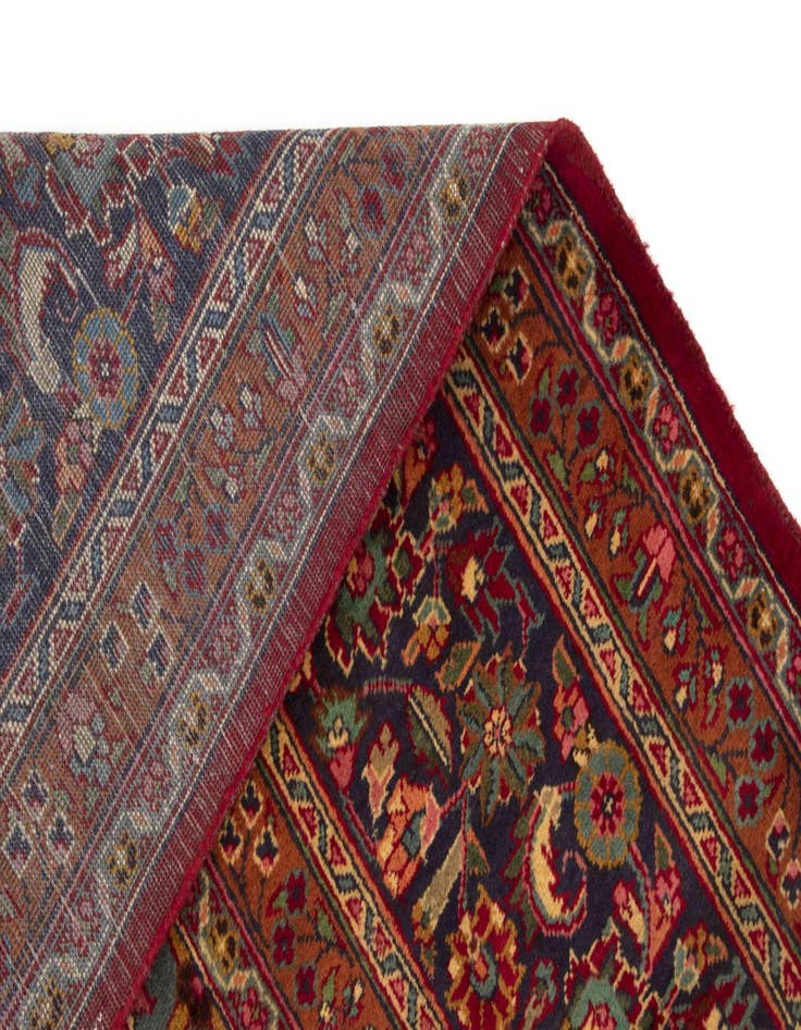 Detail image of  9' 9 x 12' 10  Hand Knotted Sabzevar Persian Wool Rug