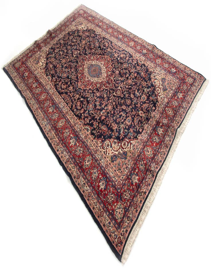 Detail image of  7' 1 x 9' 11  Hand Knotted Sarough Persian Wool Rug