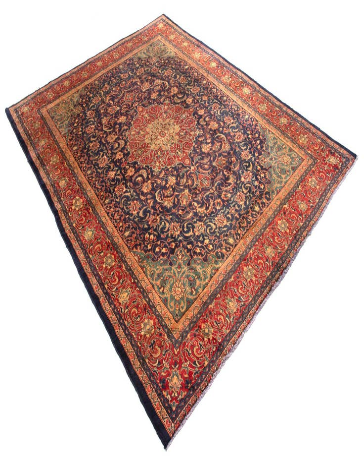 Detail image of  10' x 12' 10  Hand Knotted Sarough Persian Wool Rug