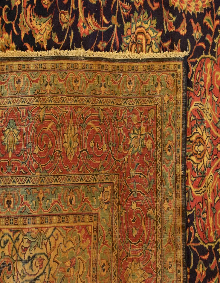 Detail image of  9' 10 x 13' 3  Hand Knotted Sarough Persian Wool Rug