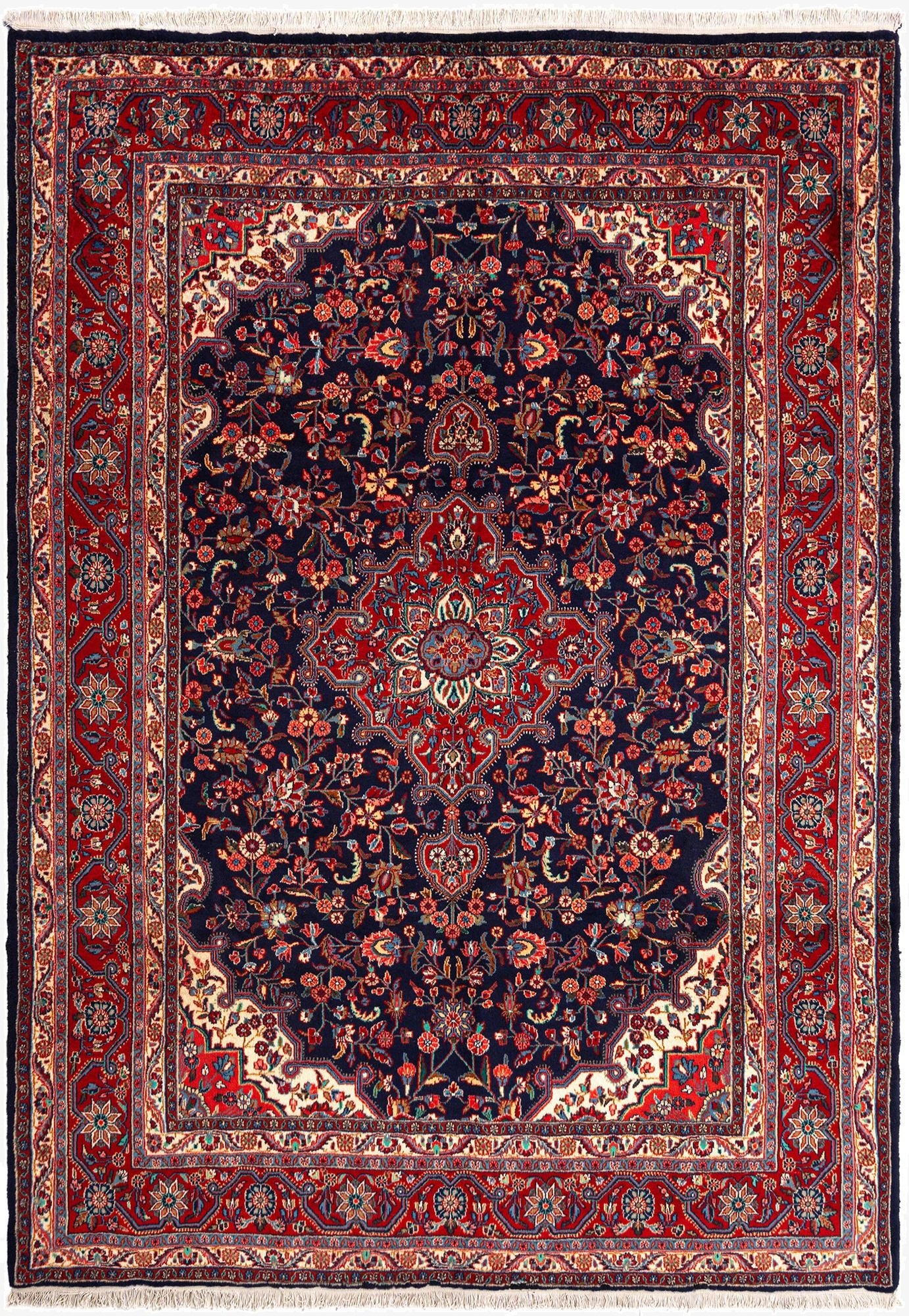  7' 2 x 10' 2 Sarouk Wool Rug