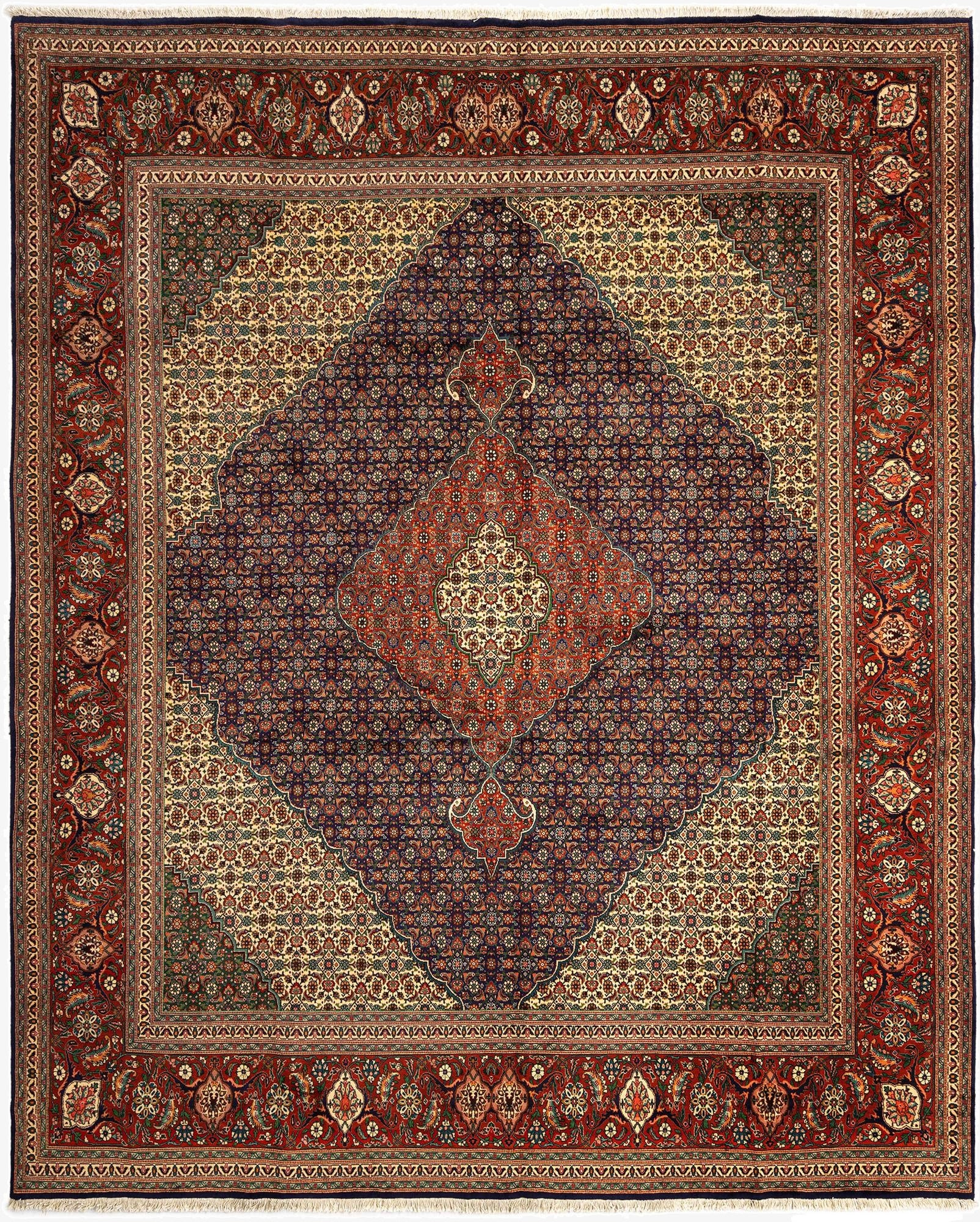  9' 11 x 12' 6 Tabriz Mahi Rug