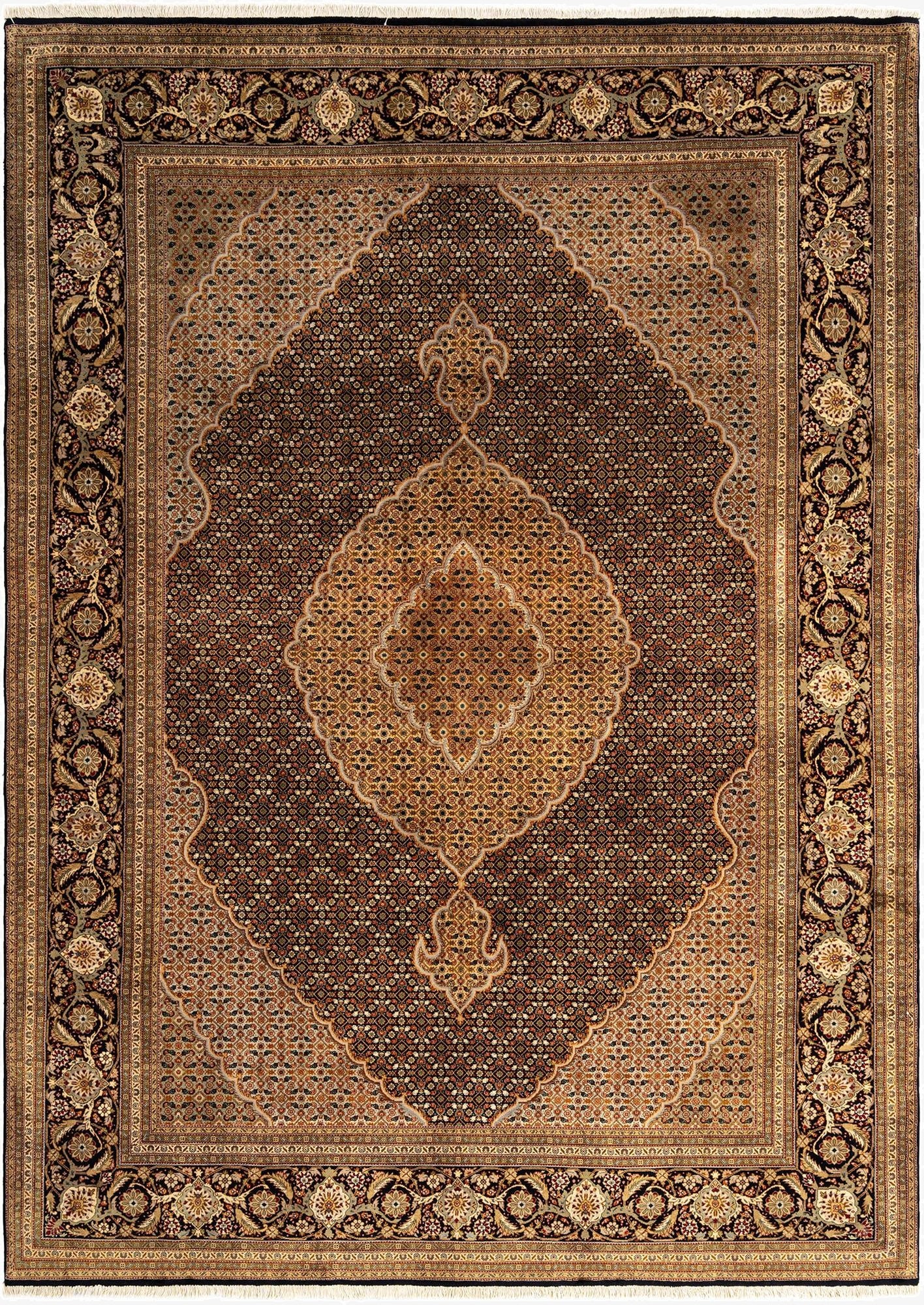  8' 2 x 11' 5 Tabriz Mahi Rug
