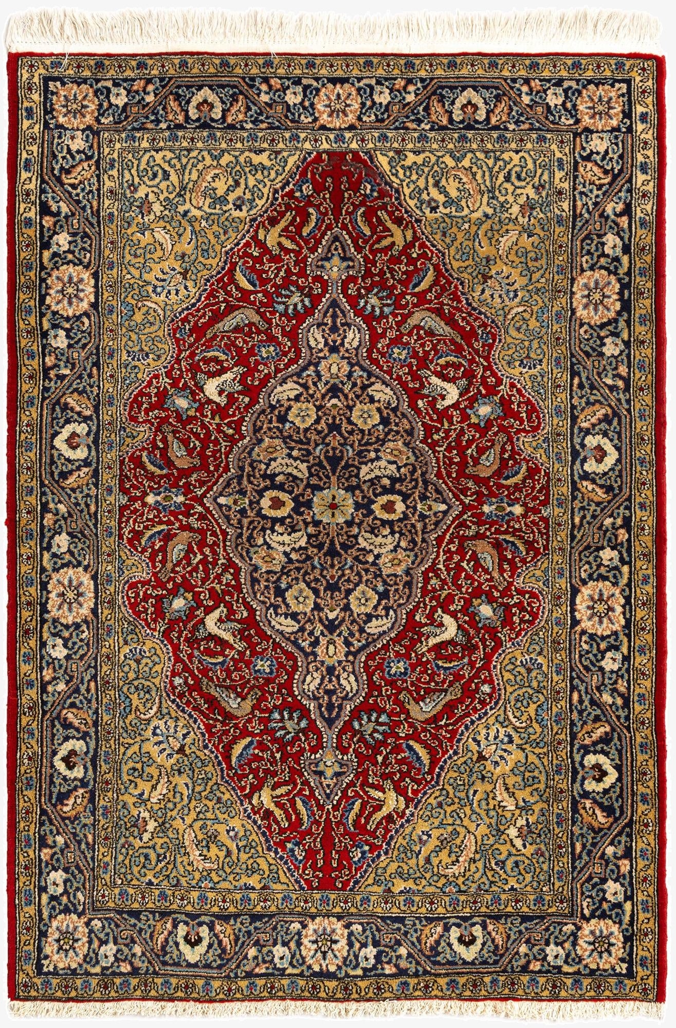  3' 6 x 5' Tabriz Mahi Rug