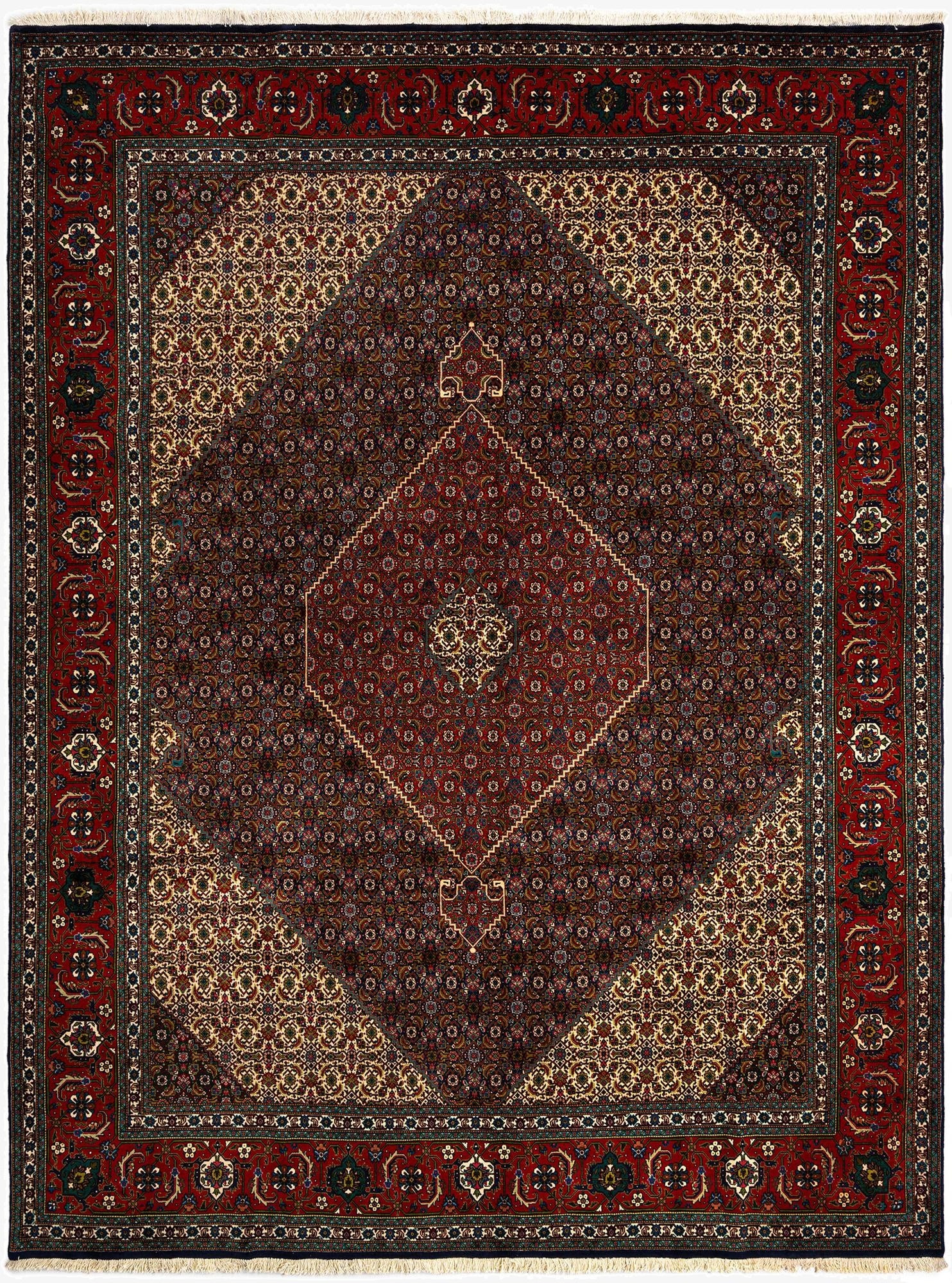  9' 11 x 13' 1 Tabriz Mahi Rug