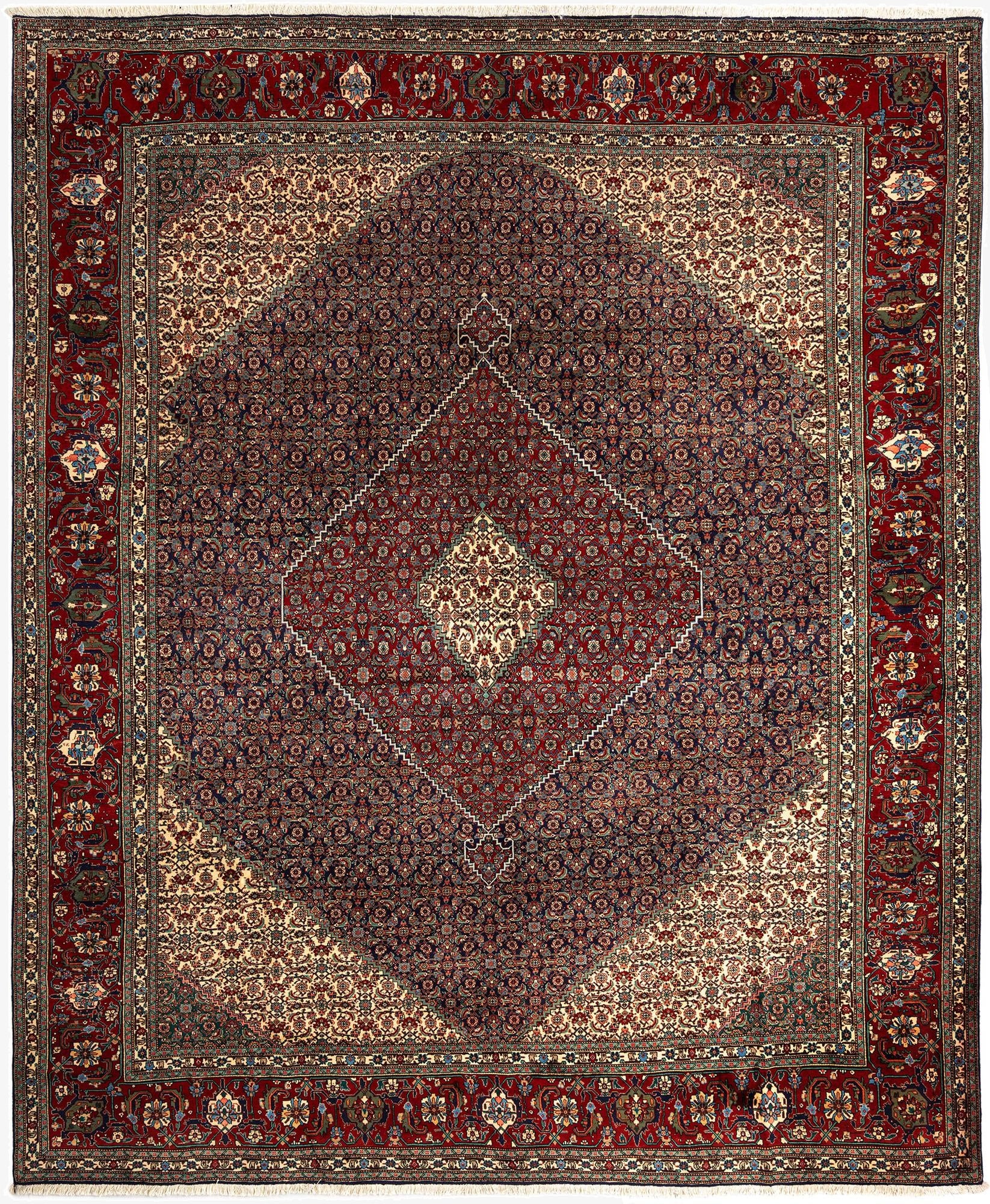  10' x 12' 5 Tabriz Mahi Rug