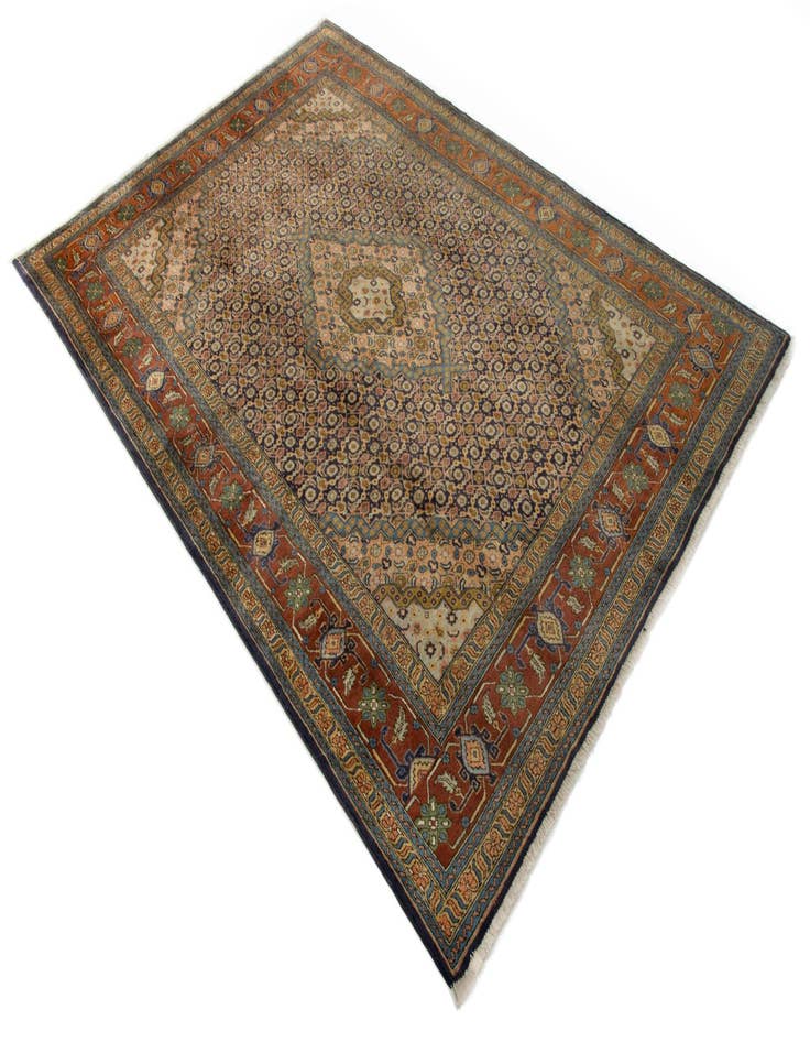 Detail image of  6' 9 x 9' 1  Hand Knotted Tabriz Persian Wool Rug