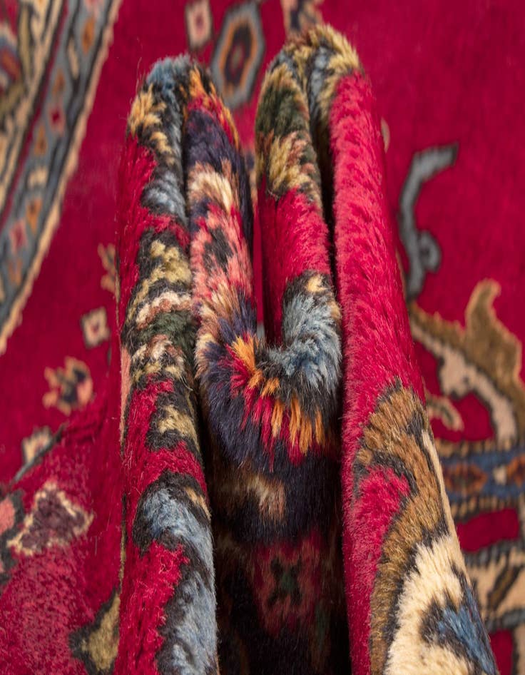 Detail image of  9' 6 x 12' 10  Hand Knotted Tabriz Persian Wool Rug