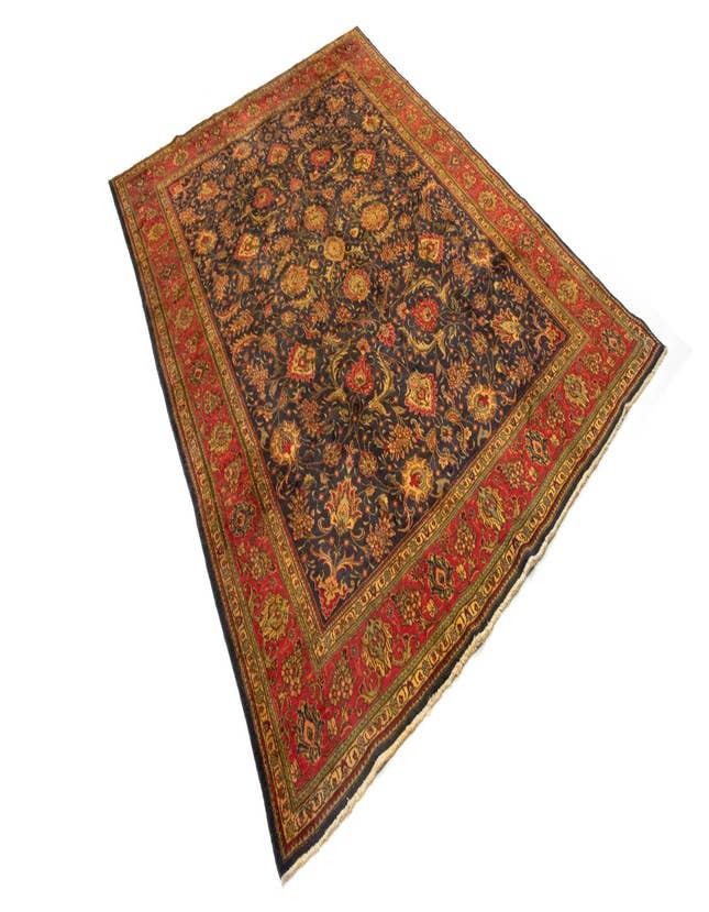 Detail image of  9' 6 x 12' 9  Hand Knotted Tabriz Persian Wool Rug