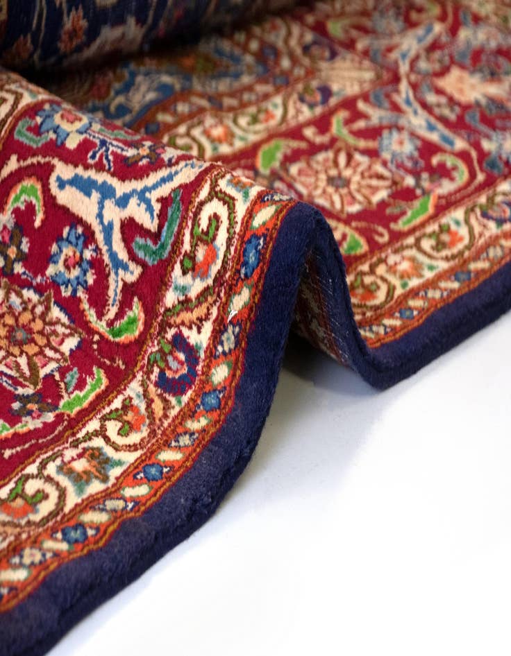 Detail image of  9' 7 x 13'  Hand Knotted Tabriz Persian Wool Rug