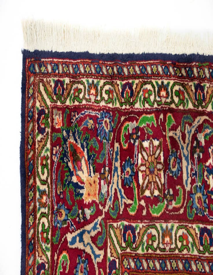 Detail image of  9' 7 x 13'  Hand Knotted Tabriz Persian Wool Rug