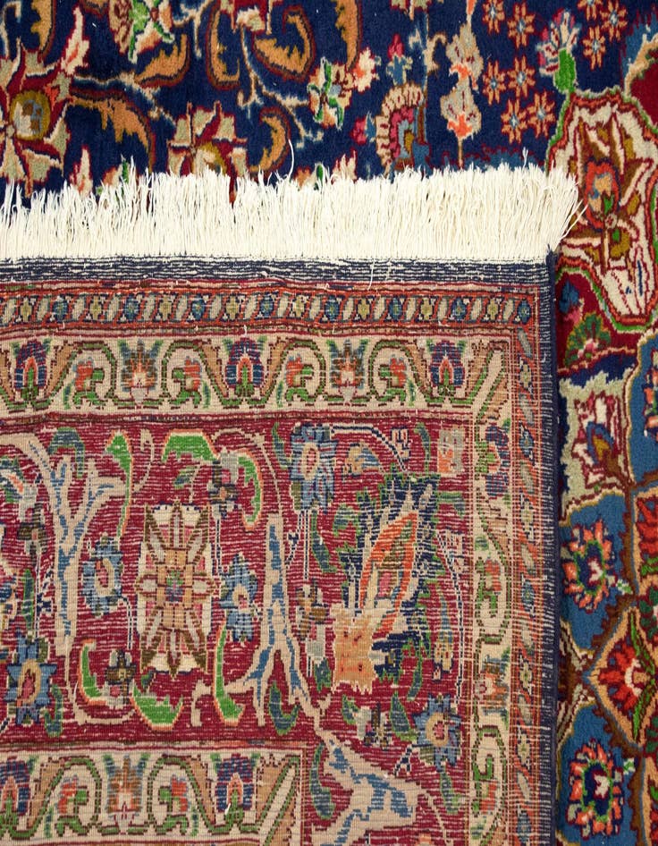 Detail image of  9' 7 x 13'  Hand Knotted Tabriz Persian Wool Rug