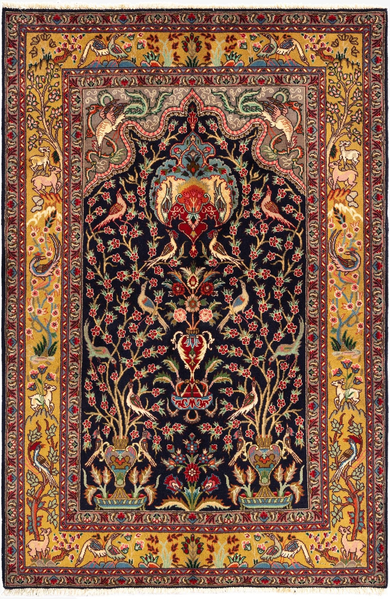  3' 1 x 4' 8 Tabriz Wool Rug