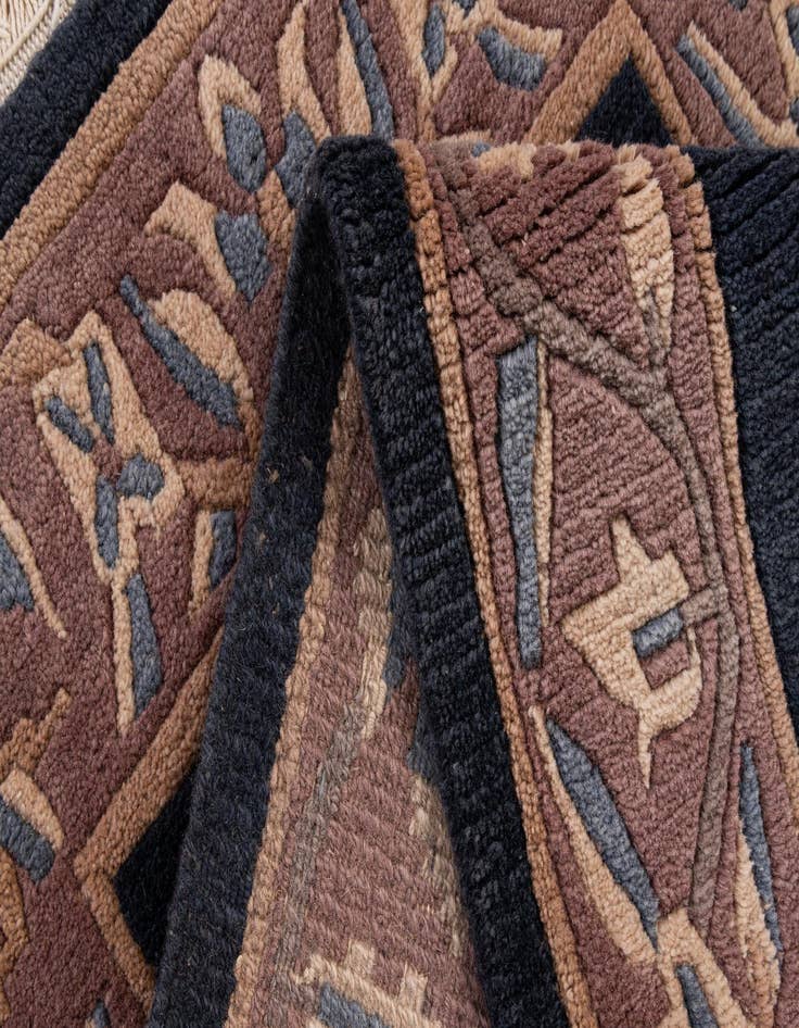 Detail image of  2' 6 x 4' 10  Hand Knotted Tibet Wool Rug