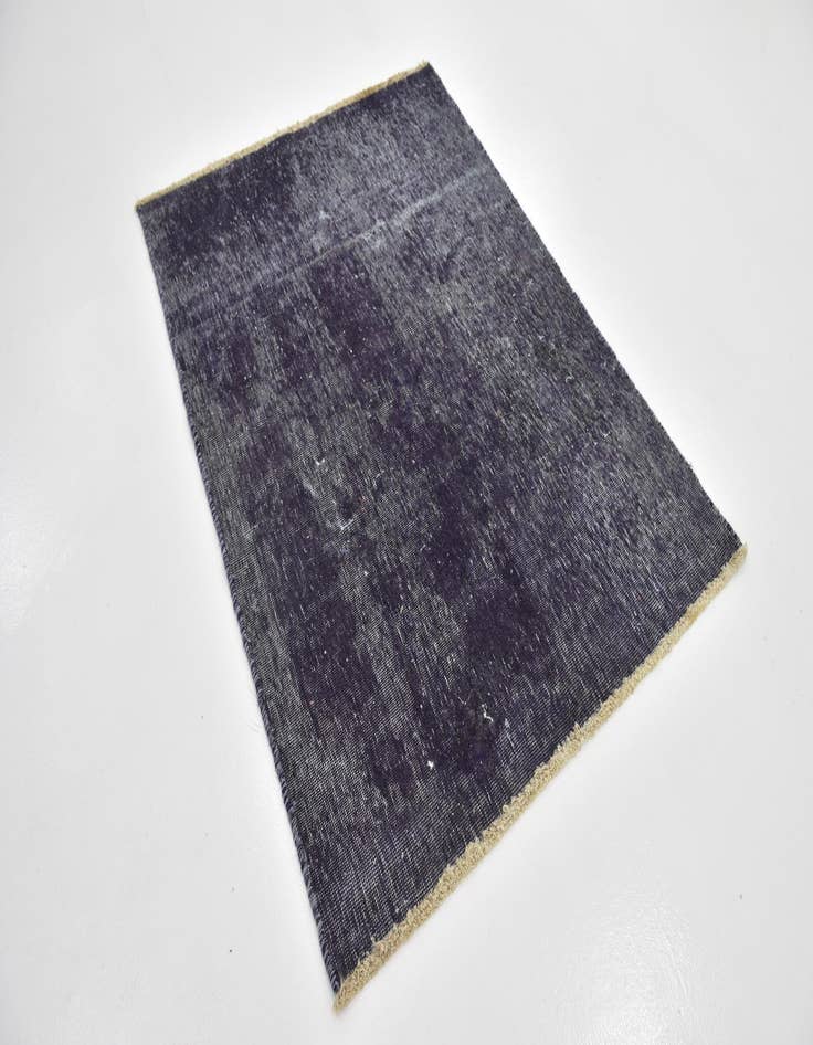 Detail image of  3' 9 x 5'  Hand Knotted Ultra Vintage Persian Wool Rug