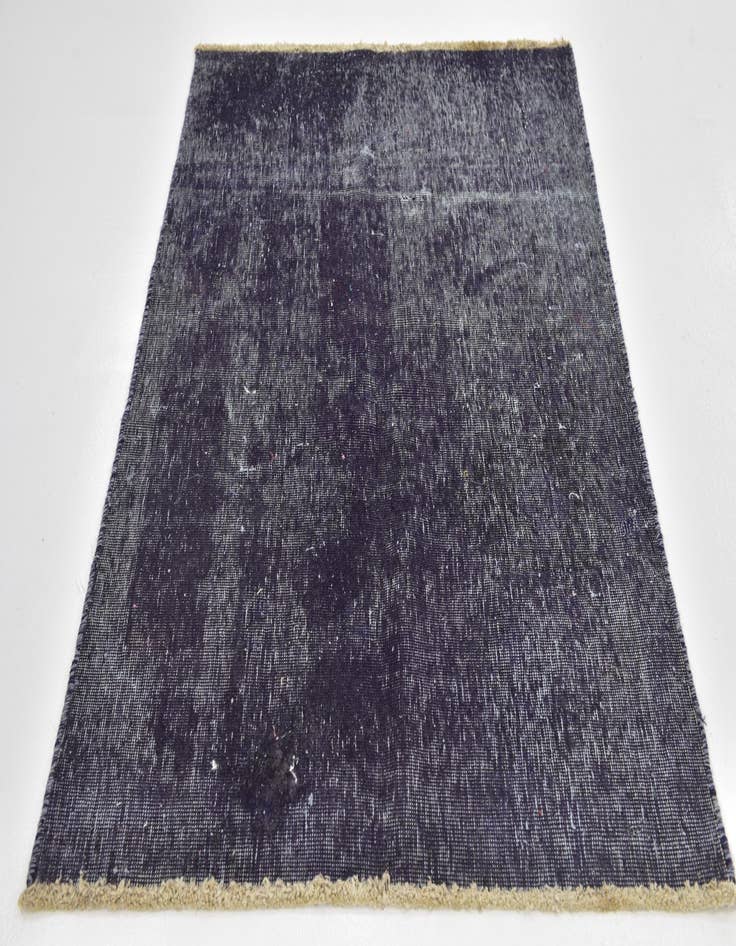 Detail image of  3' 9 x 5'  Hand Knotted Ultra Vintage Persian Wool Rug